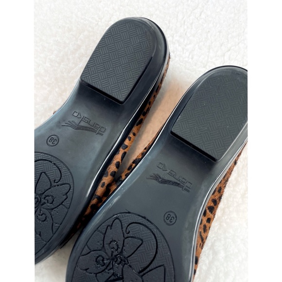DANSKO • Olivia Cheetah Calf Hair Slip-On Loafers - Picture 9 of 16